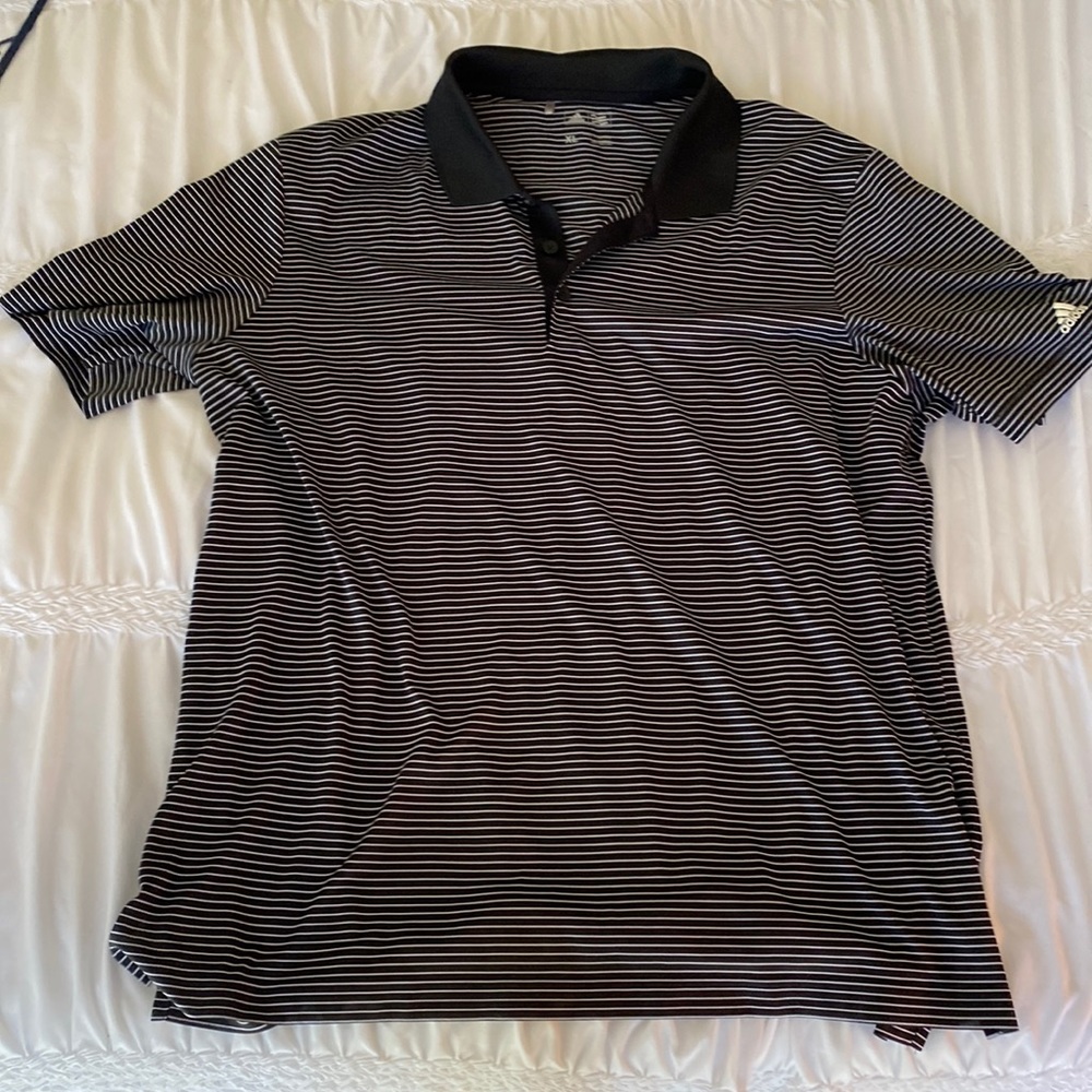 Men’s polo style golf shirt. Adidas XL